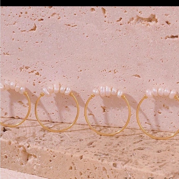 Gold Pearl Accent Ring - Picture 2 of 5